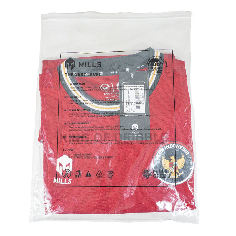 KING OF DRIBBLE Jersey Mills Tim Indonesia 1508 30 Original