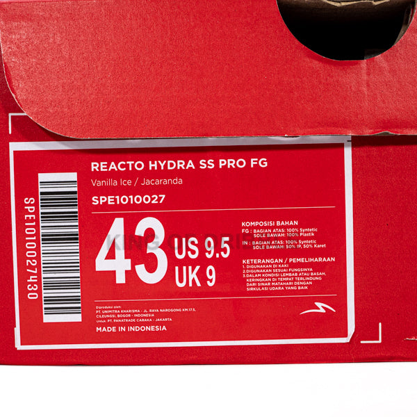 KING OF DRIBBLE Sepatu Bola Specs Reacto Hydra SS Pro FG 1010027 Original