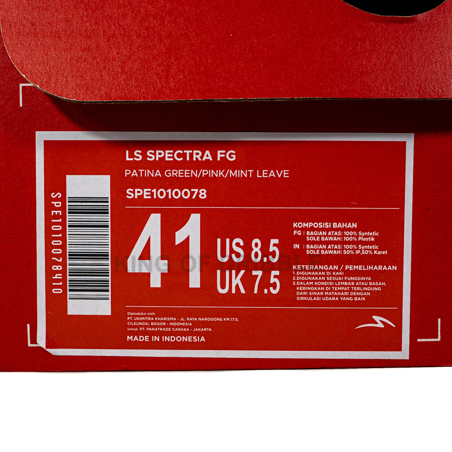 KING OF DRIBBLE Sepatu Bola Specs LS Spectra FG 1010078 Original