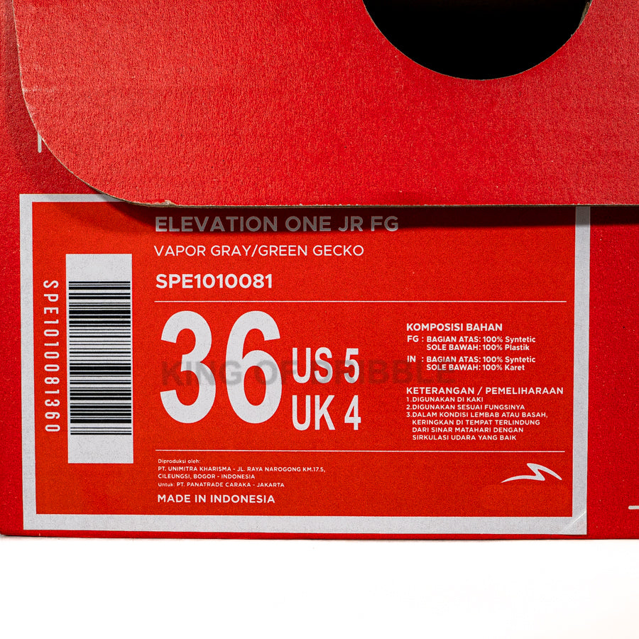 Sepatu Bola Anak Specs Elevation One JR FG 1010081 Original BNIB