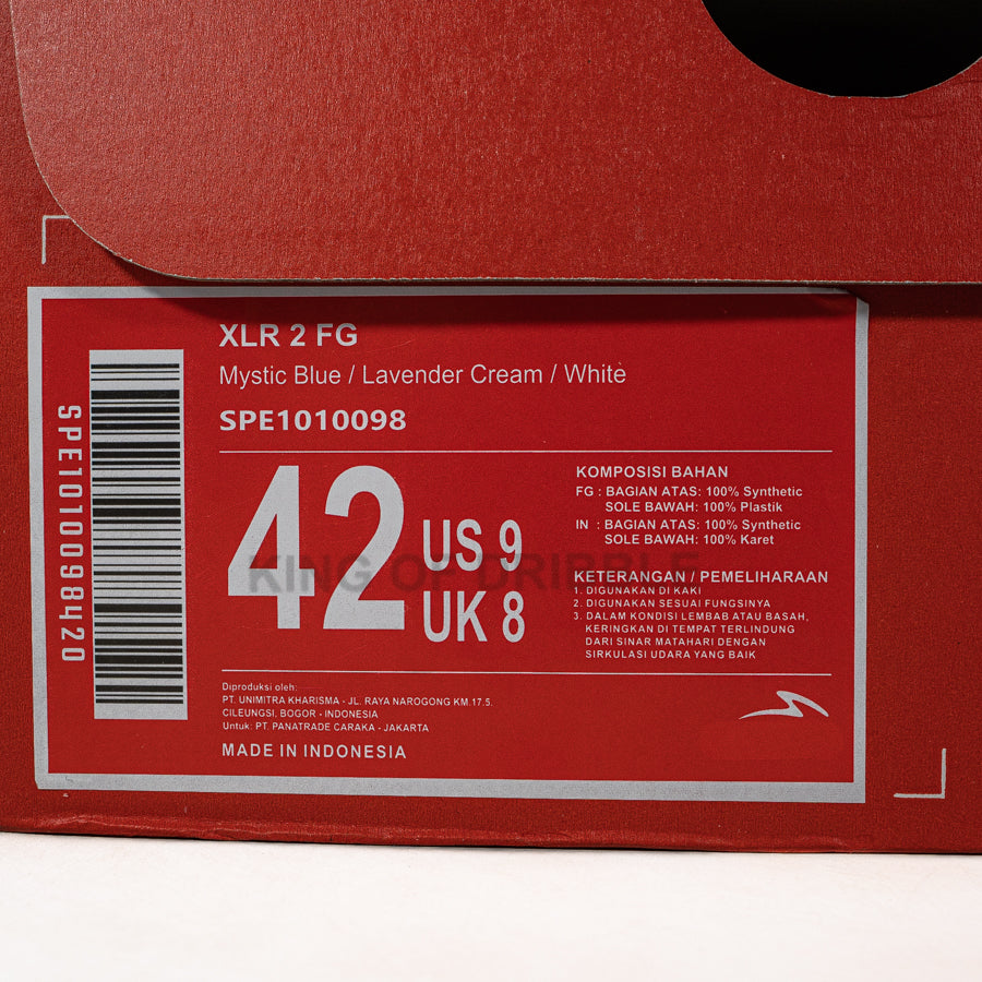 KING OF DRIBBLE Sepatu Bola Specs Xlr 2 FG 1010098 Original