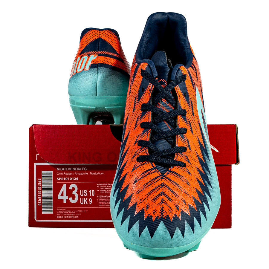 KING OF DRIBBLE Sepatu Bola Specs Nightvenom FG 1010126 Original