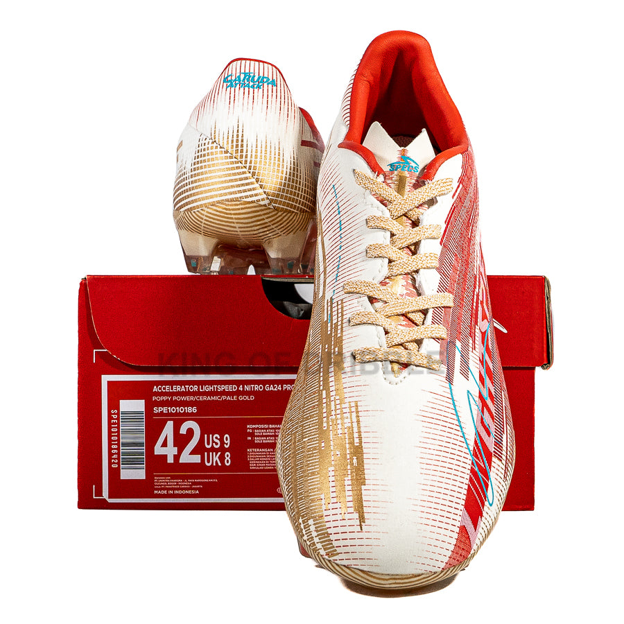 KING OF DRIBBLE Sepatu Bola Specs Accelerator Lightspeed 4 Nitro GA24 Pro FG 1010186 Original