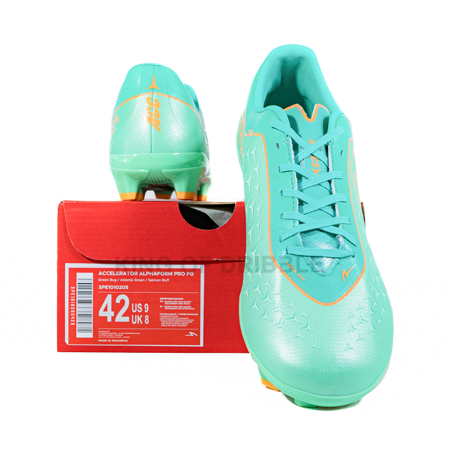 KING OF DRIBBLE Sepatu Bola Specs Acc Alphaform Pro FG 1010205 Original