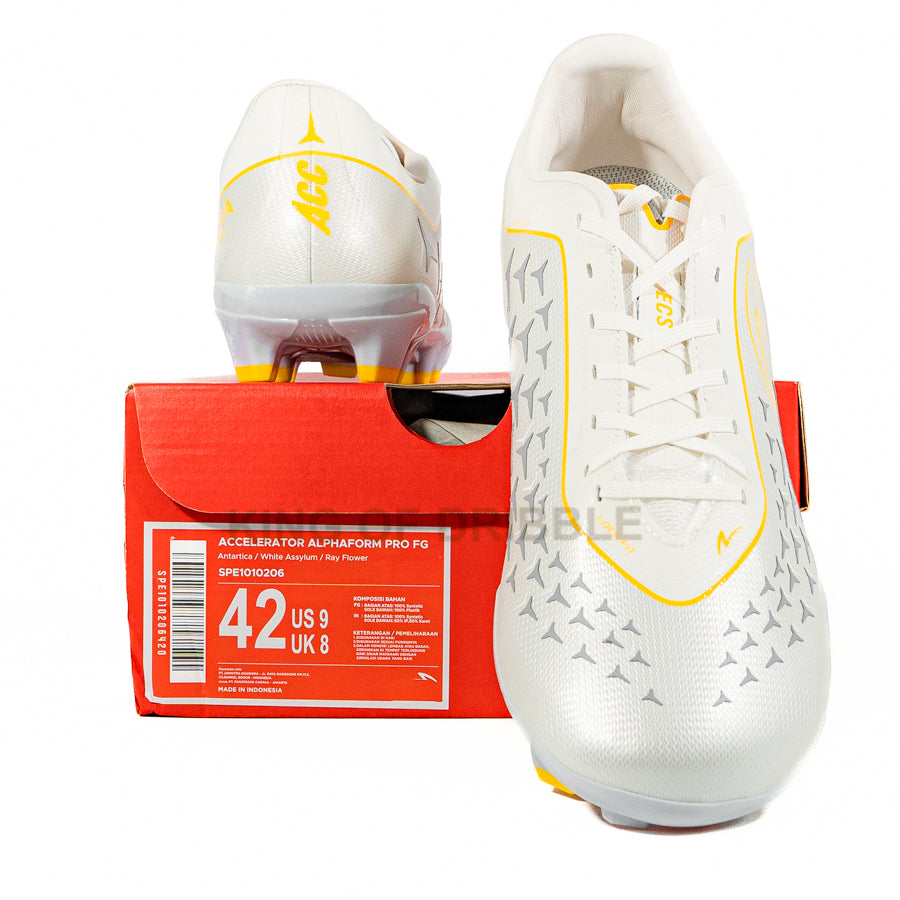 KING OF DRIBBLE Sepatu Bola Specs Acc Alphaform Pro FG 1010206 Original