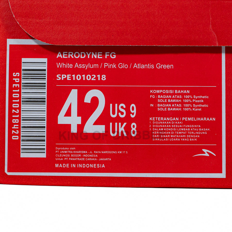 KING OF DRIBBLE Sepatu Bola Specs Aerodyne FG 1010218 Original