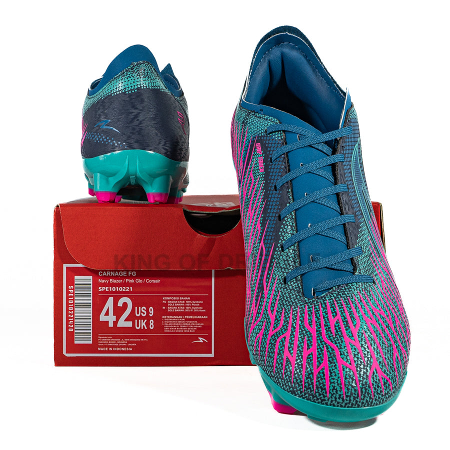 KING OF DRIBBLE Sepatu Bola Specs Carnage FG 1010221 Original