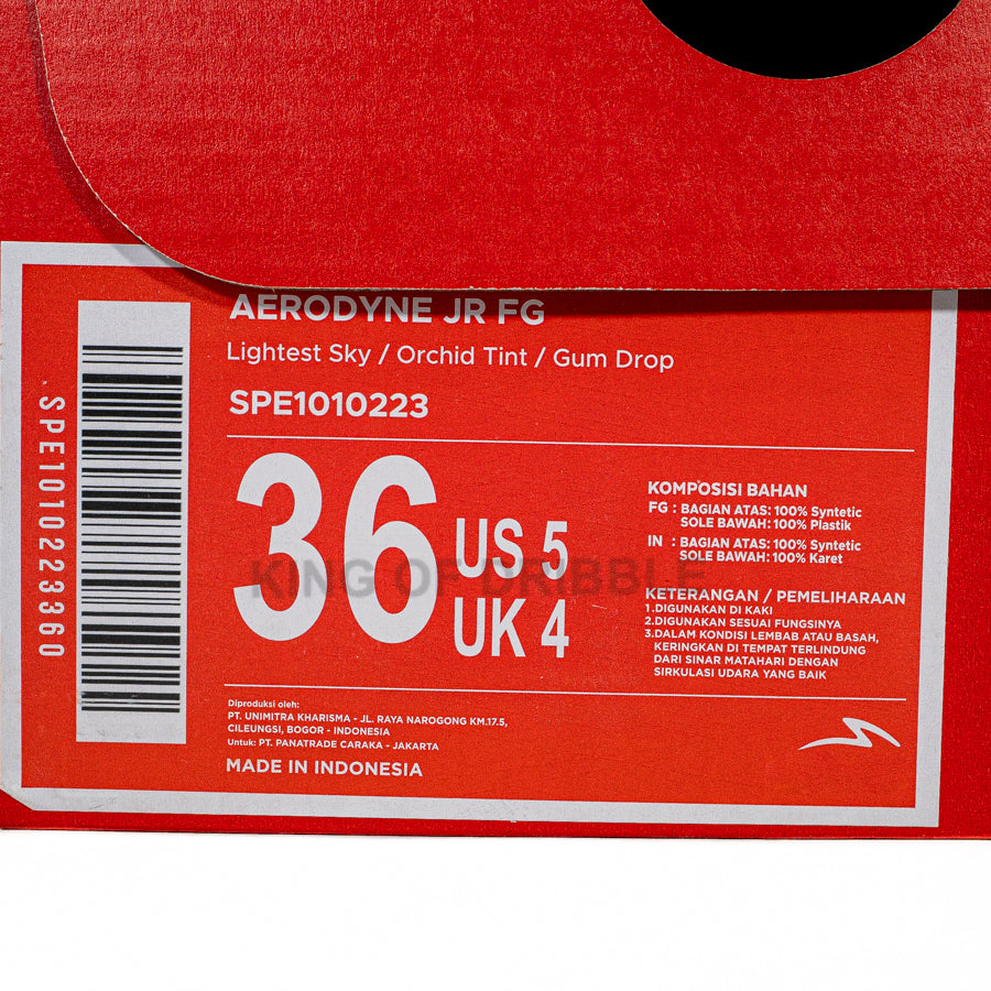 KING OF DRIBBLE Sepatu Bola Anak Specs Aerodyne JR FG 1010223 Original