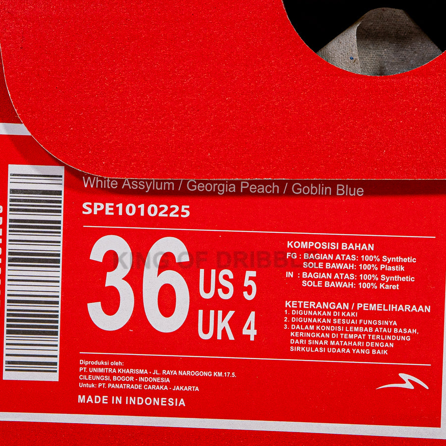 KING OF DRIBBLE Sepatu Bola Anak Specs Reacto Deviant JR FG 1010225 Original