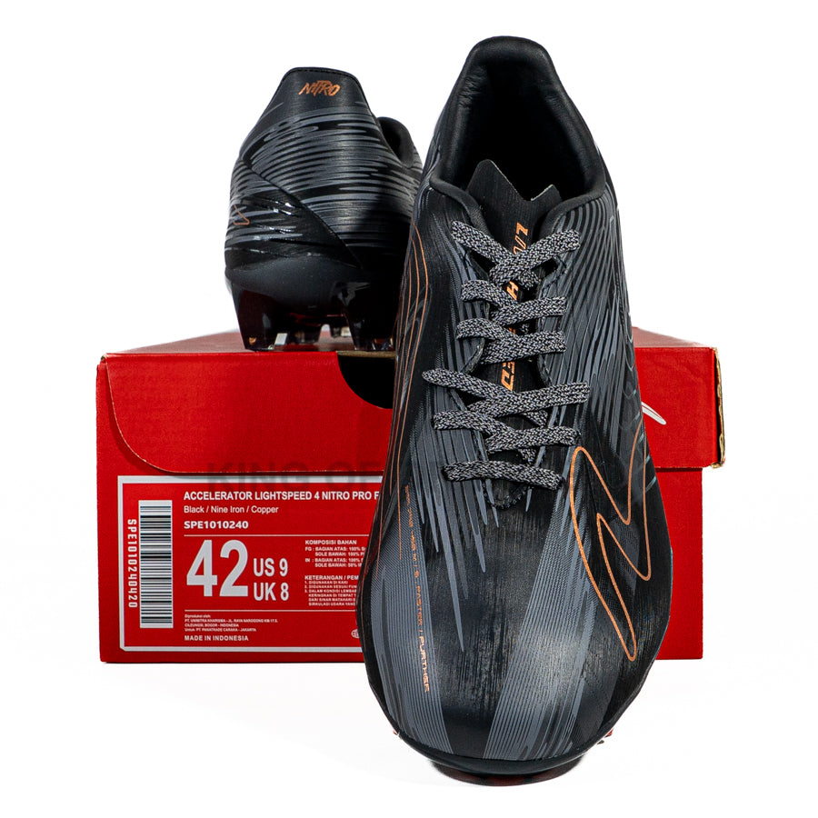 KING OF DRIBBLE Sepatu Bola Specs Accelerator Lightspeed 4 Nitro Pro FG 1010240 Original