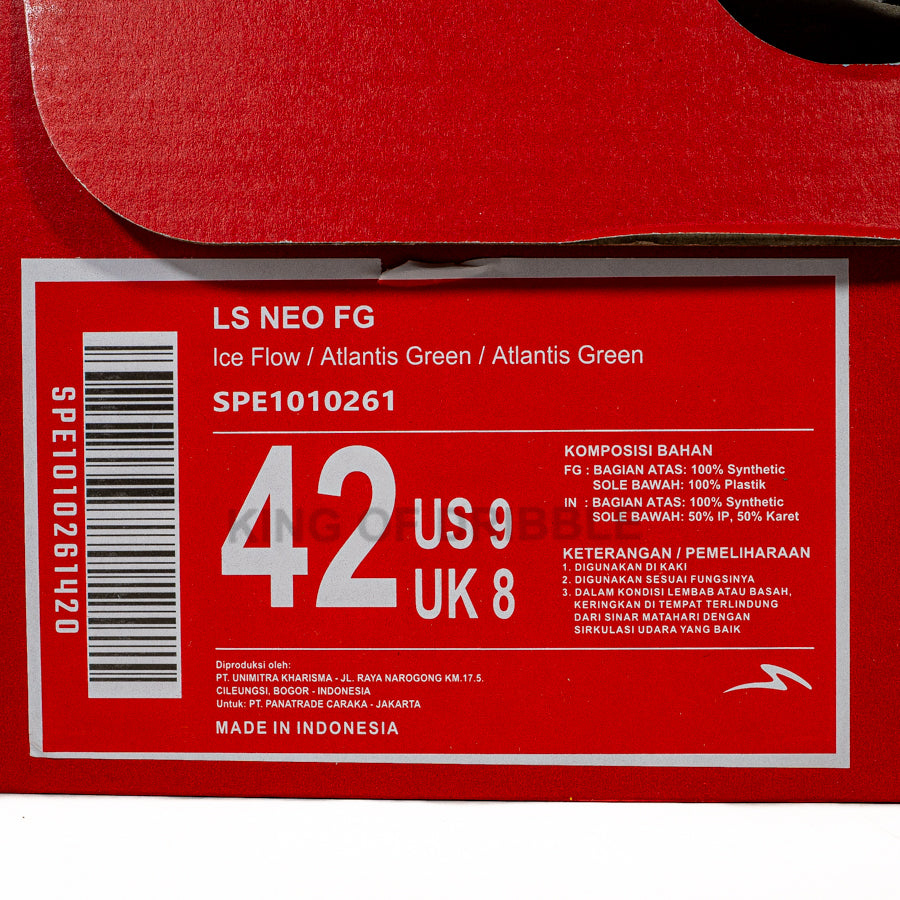 KING OF DRIBBLE Sepatu Bola Specs Ls Neo FG 1010261 Original