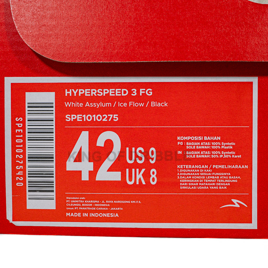 KING OF DRIBBLE Sepatu Bola Specs Hyperspeed 3 FG 1010275 Original