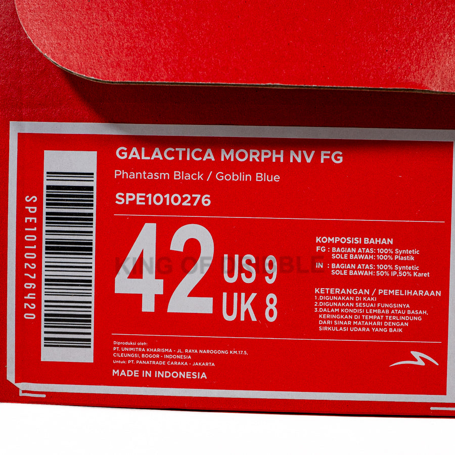 KING OF DRIBBLE Sepatu Bola Specs Galactica Morph Nv FG 1010276 Original