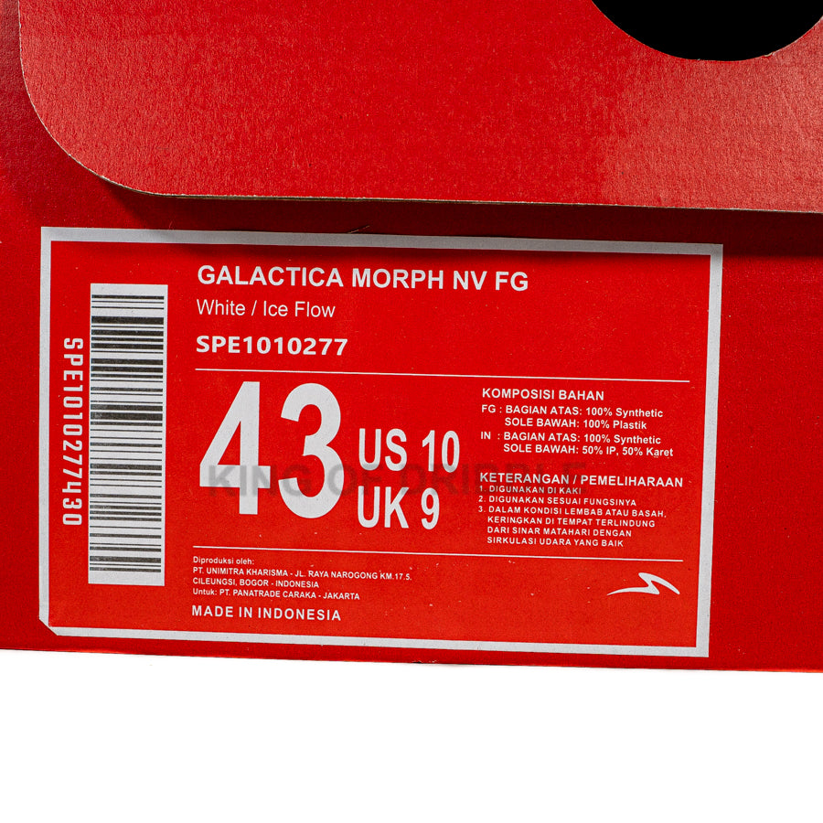 KING OF DRIBBLE Sepatu Bola Specs Galactica Morph Nv FG 1010277 Original