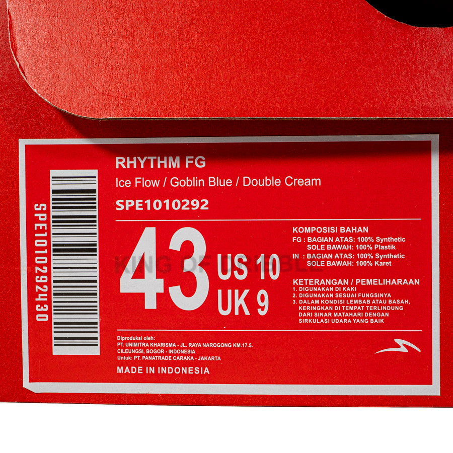 KING OF DRIBBLE Sepatu Bola Specs Rhythm FG 1010292 Original