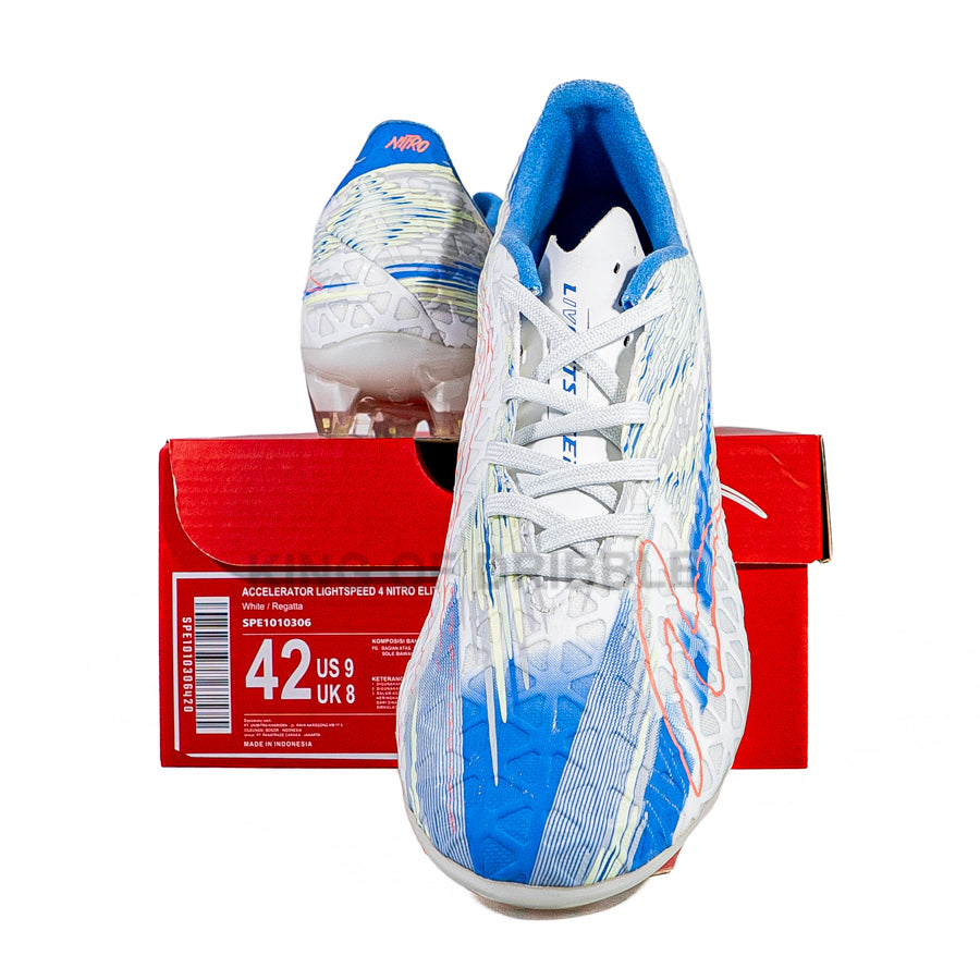 KING OF DRIBBLE Sepatu Bola Specs Accelerator Lightspeed 4 Nitro Elite FG 1010306 Original