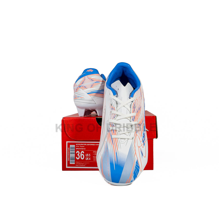 KING OF DRIBBLE Sepatu Bola Anak Specs Accelerator Lightspeed 4 Nitro JR FG 1010312 Original