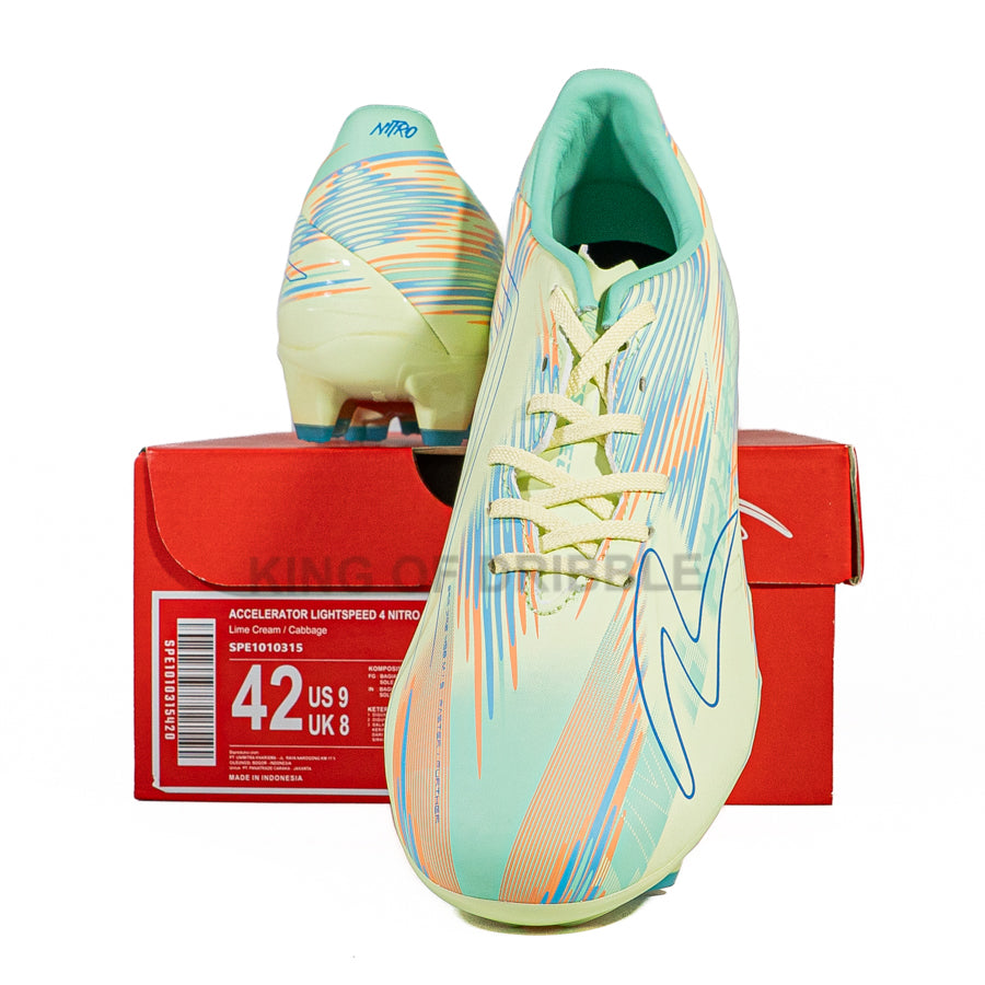 KING OF DRIBBLE Sepatu Bola Specs Accelerator Lightspeed 4 Nitro Pro FG 1010315 Original