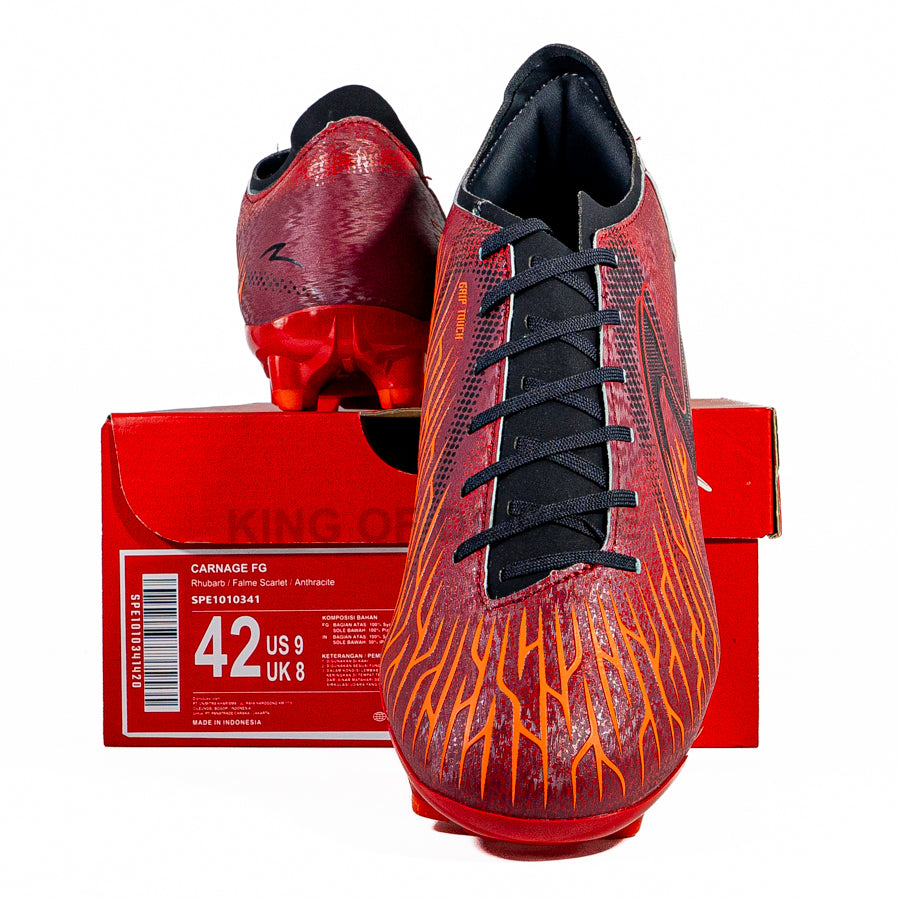 KING OF DRIBBLE Sepatu Bola Specs Carnage FG 1010341 Original