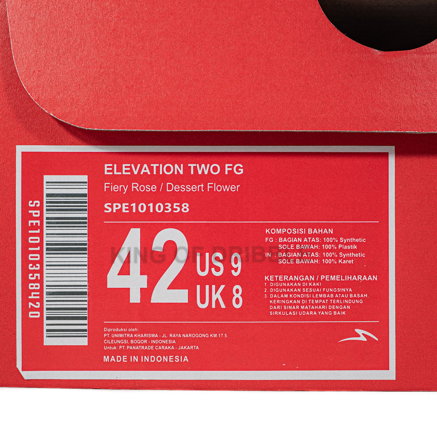 KING OF DRIBBLE Sepatu Bola Specs Elevation Two FG 1010358 Original
