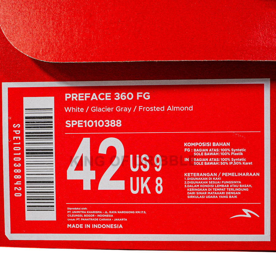 KING OF DRIBBLE Sepatu Bola Specs Preface 360 FG 1010388 Original