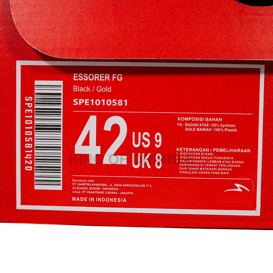 KING OF DRIBBLE Sepatu Bola Specs Essorer FG 1010581 Original