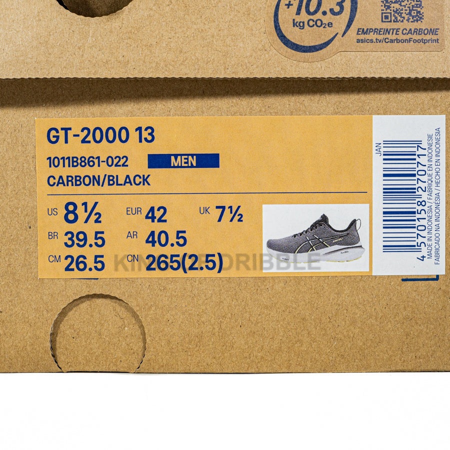 KING OF DRIBBLE Sepatu Running/Lari Asics GT-2000 13 1011B861-022 Original