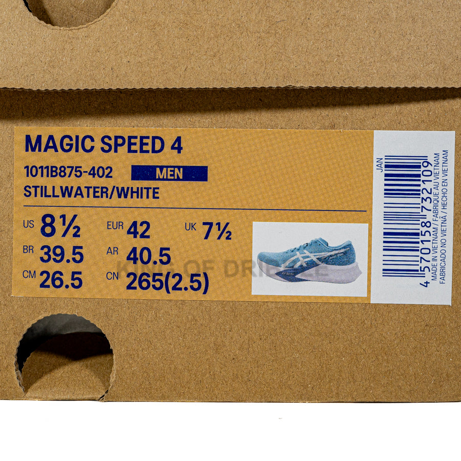 KING OF DRIBBLE Sepatu Running/Lari Asics Magic Speed 4 1011B875-402 Original