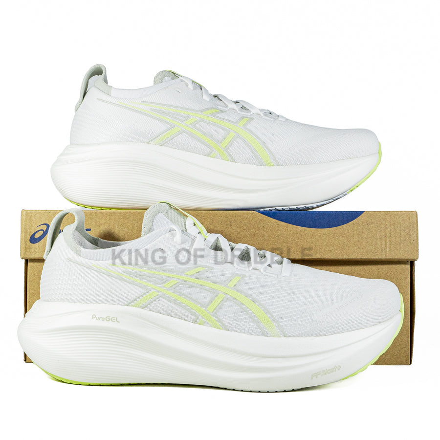 KING OF DRIBBLE Sepatu Running/Lari Asics Gel-Nimbus 27 1011B958-101 Original