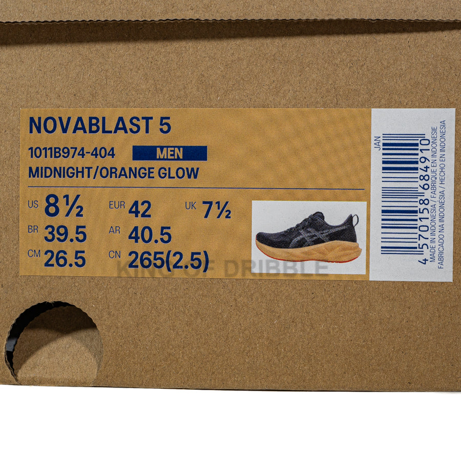 KING OF DRIBBLE Sepatu Running/Lari Asics Novablast 5 1011B974-404 Original