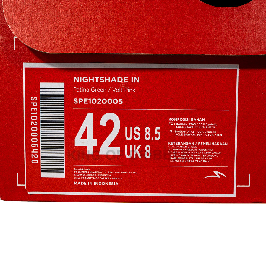 KING OF DRIBBLE Sepatu Futsal Specs Nightshade IN 1020005 Original