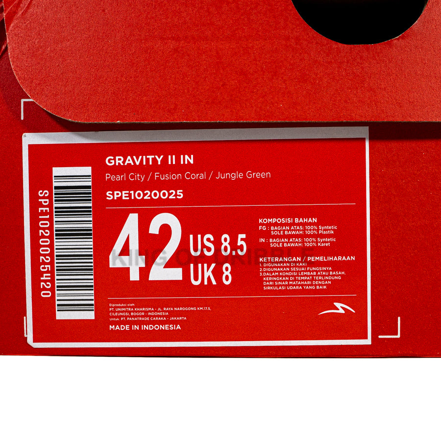 Sepatu Futsal Specs Gravity II IN 1020025 Original BNIB