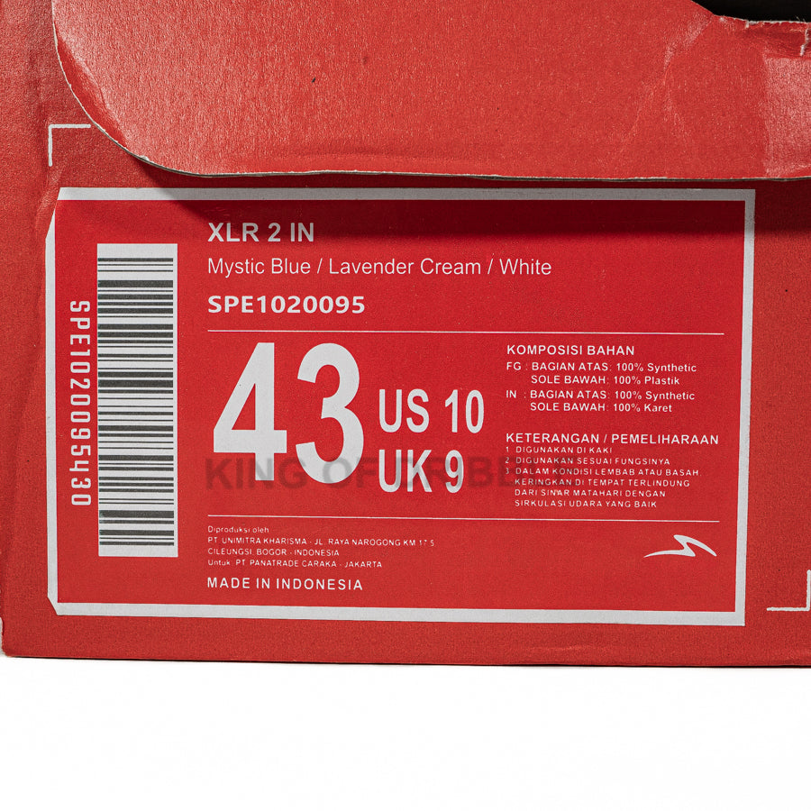 KING OF DRIBBLE Sepatu Futsal Specs Xlr 2 IN 1020095 Original