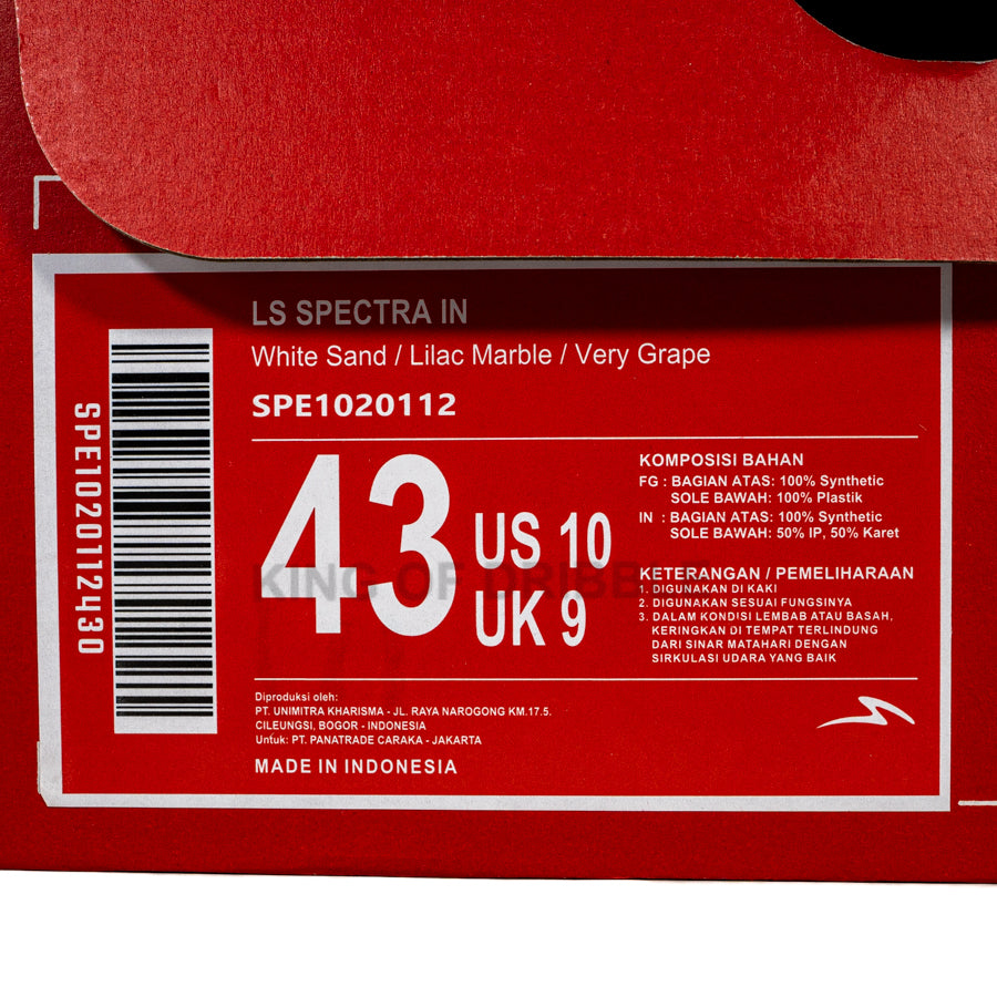 KING OF DRIBBLE Sepatu Futsal Specs Ls Spectra IN 1020112 Original