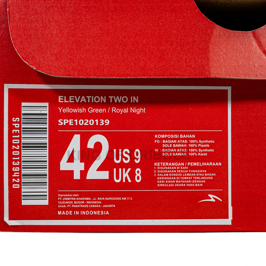 KING OF DRIBBLE Sepatu Futsal Specs Elevation Two IN 1020139 Original