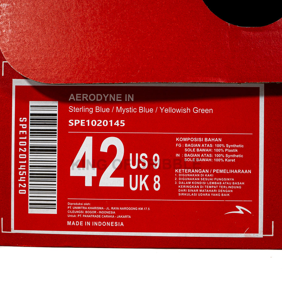 KING OF DRIBBLE Sepatu Futsal Specs Aerodyne IN 1020145 Original