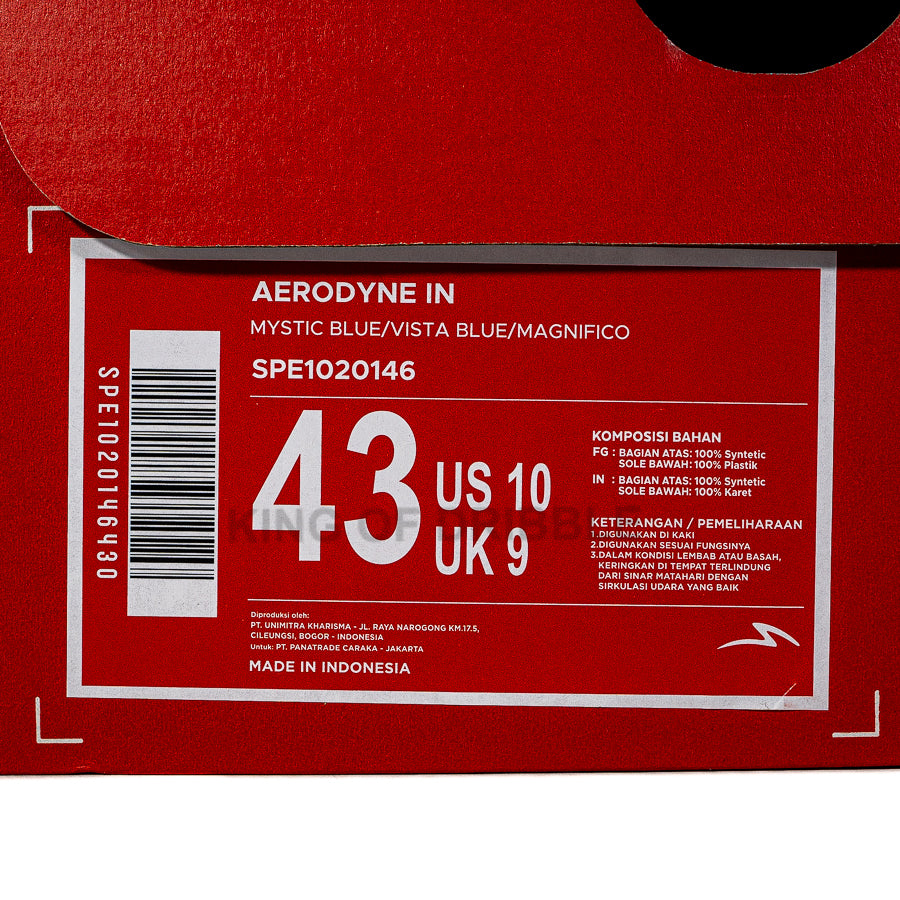 Sepatu Futsal Specs Aerodyne IN 1020146 Original BNIB