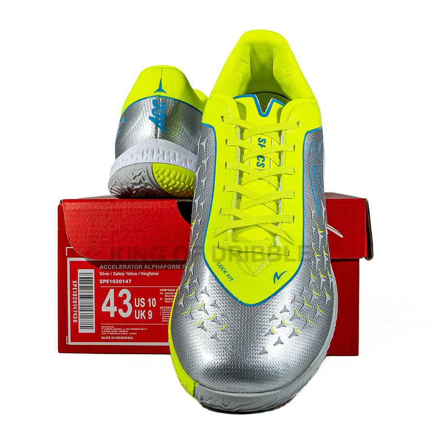 KING OF DRIBBLE Sepatu Futsal Specs Accelerator Alphaform Pro IN 1020147 Original