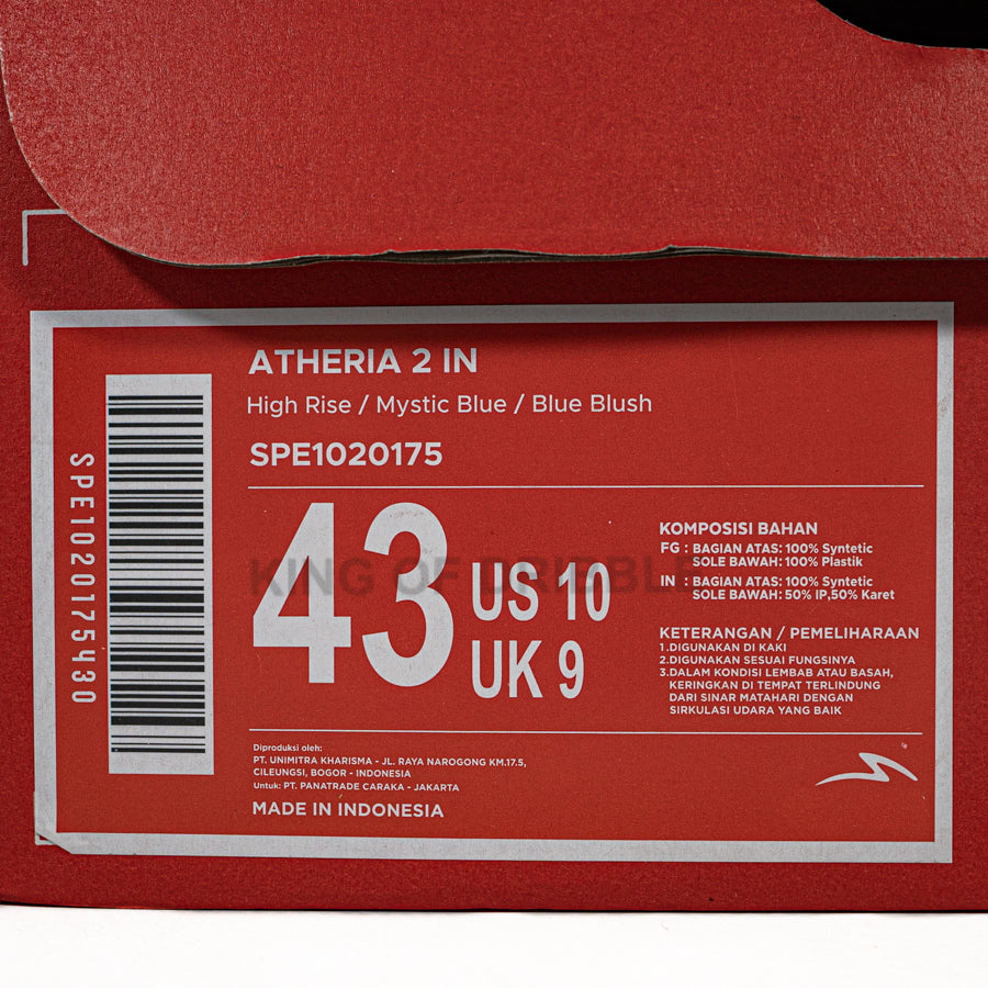KING OF DRIBBLE Sepatu Futsal Specs Atheria 2 IN 1020175 Original