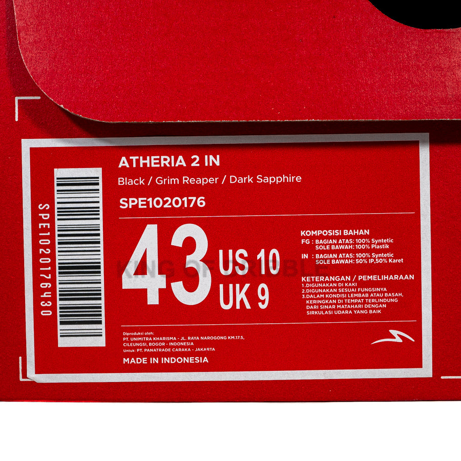 KING OF DRIBBLE Sepatu Futsal Specs Atheria 2 IN 1020176 Original