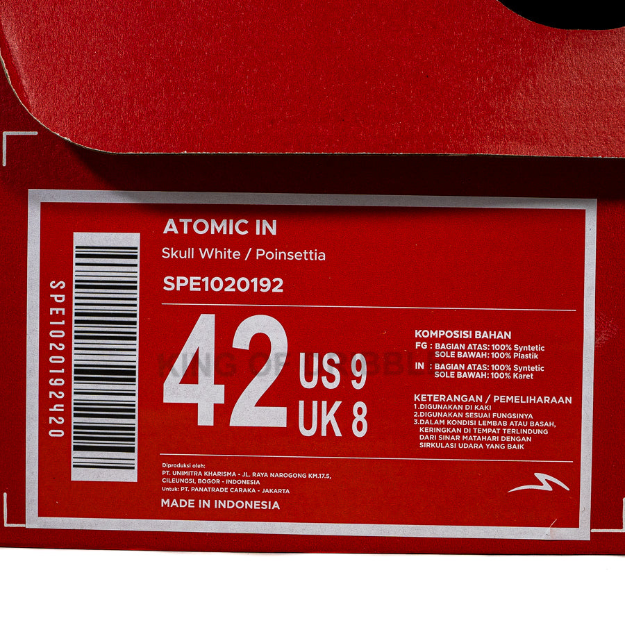 KING OF DRIBBLE Sepatu Futsal Specs Atomic IN 1020192 Original
