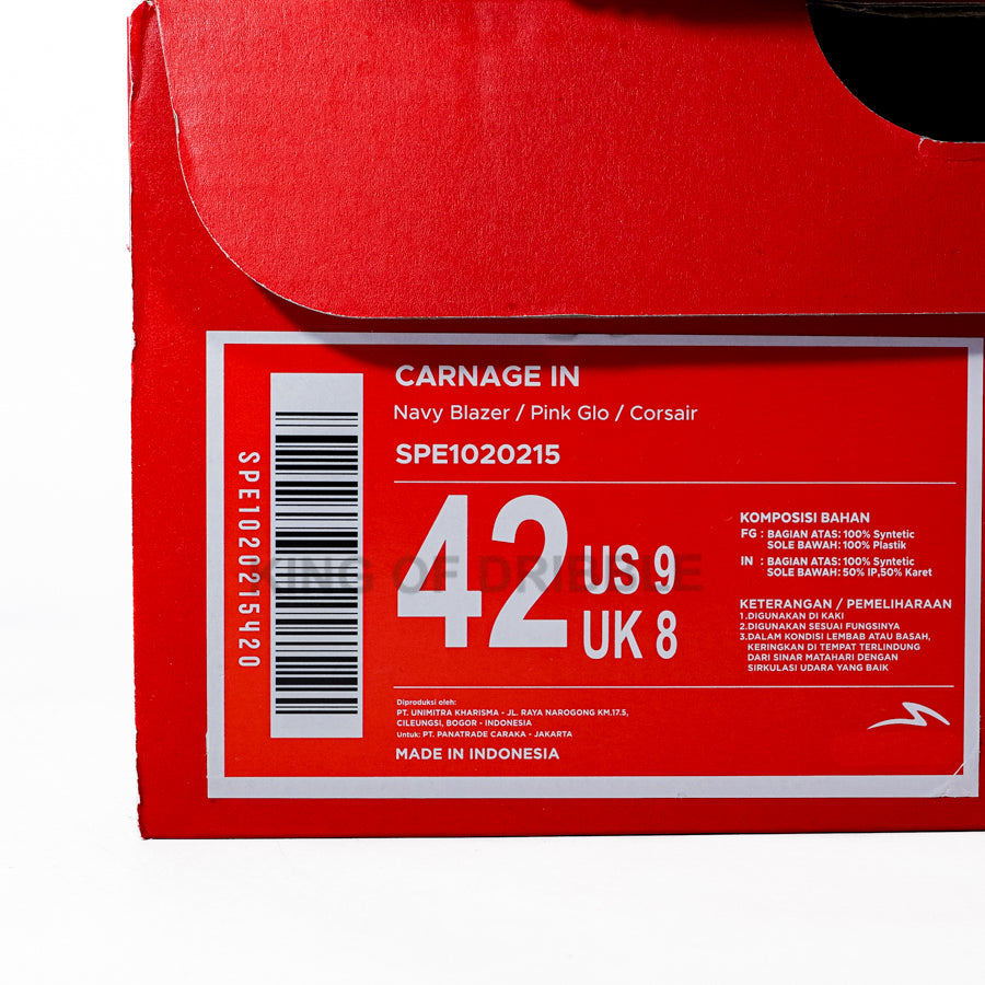 KING OF DRIBBLE Sepatu Futsal Specs Carnage IN 1020215 Original