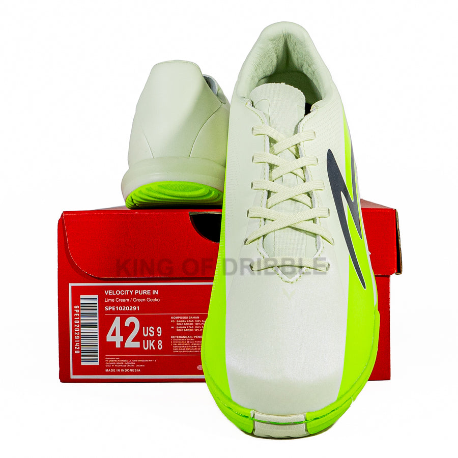 KING OF DRIBBLE Sepatu Futsal Specs Velocity Pure IN 1020291 Original