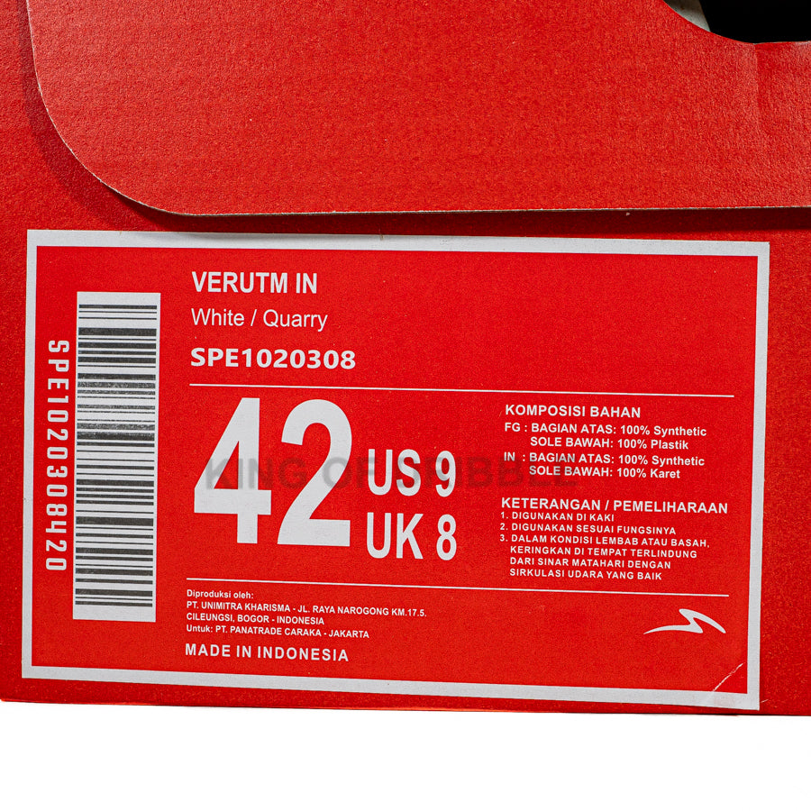 KING OF DRIBBLE Sepatu Futsal Specs Verutm IN 1020308 Original
