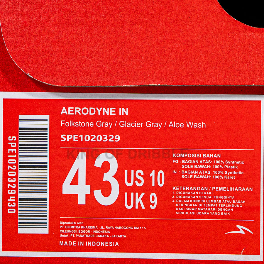 KING OF DRIBBLE Sepatu Futsal Specs Aerodyne IN 1020329 Original
