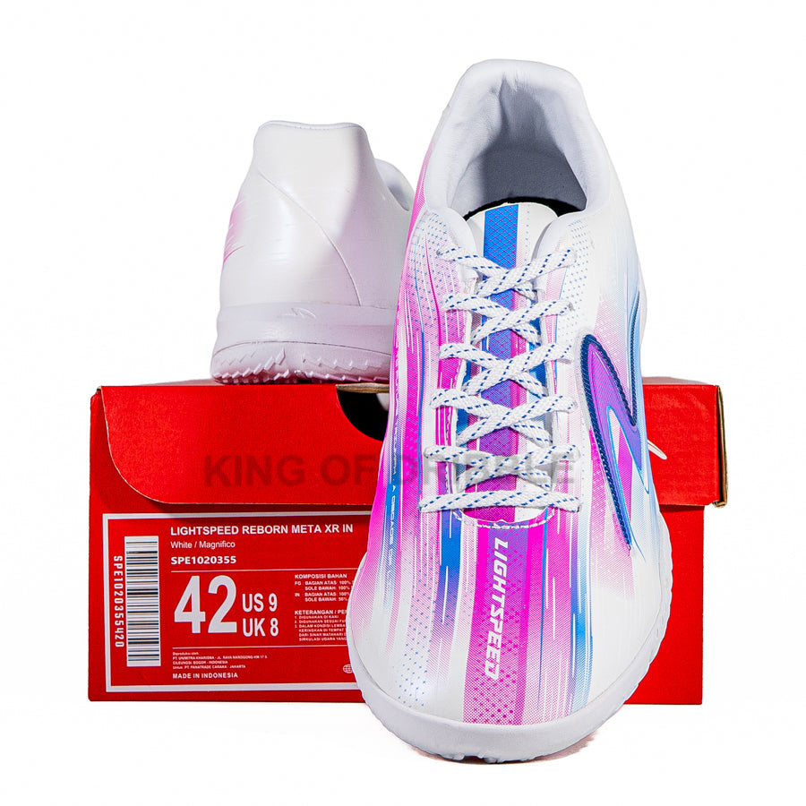 KING OF DRIBBLE Sepatu Futsal Specs Lightspeed Reborn Meta XR IN 1020355 Original