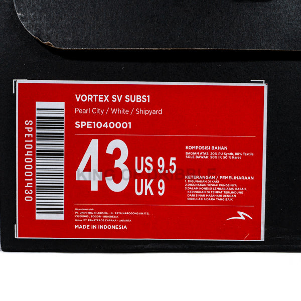 KING OF DRIBBLE Sepatu Running/Lari Specs Vortex SV SUBS1 1040001 Original