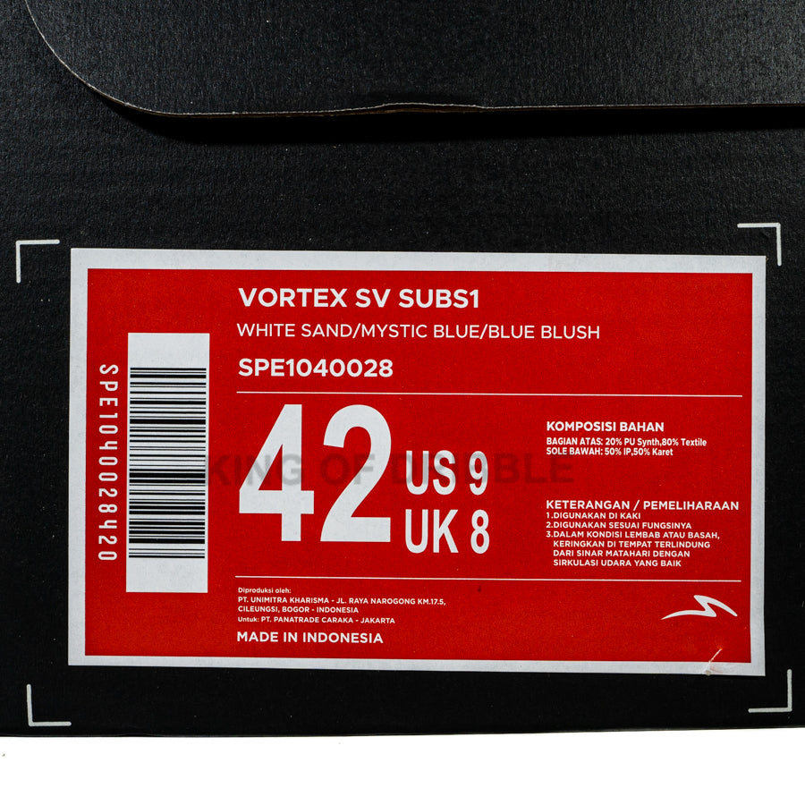 KING OF DRIBBLE Sepatu Running/Lari Specs Vortex SV SUBS1 1040028 Original