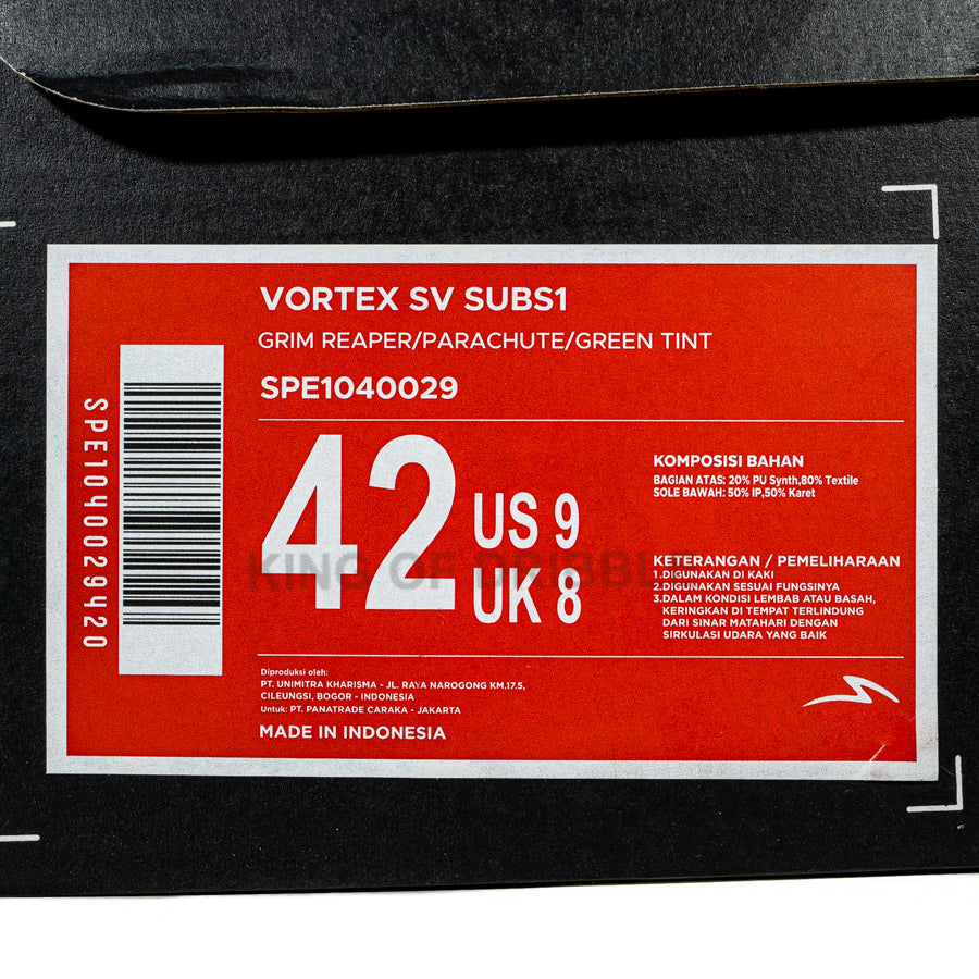 KING OF DRIBBLE Sepatu Running/Lari Specs Vortex SV SUBS1 1040029 Original