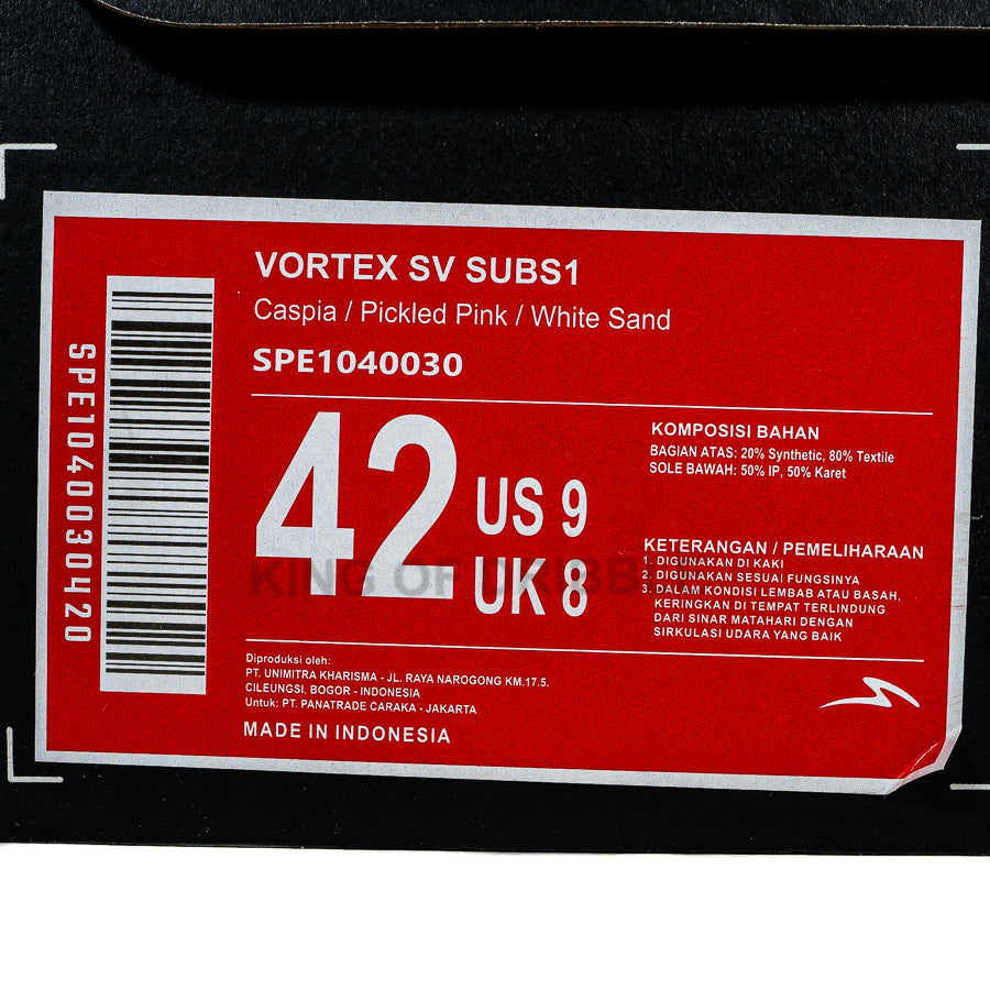 KING OF DRIBBLE Sepatu Running/Lari Specs Vortex SV SUBS1 1040030 Original